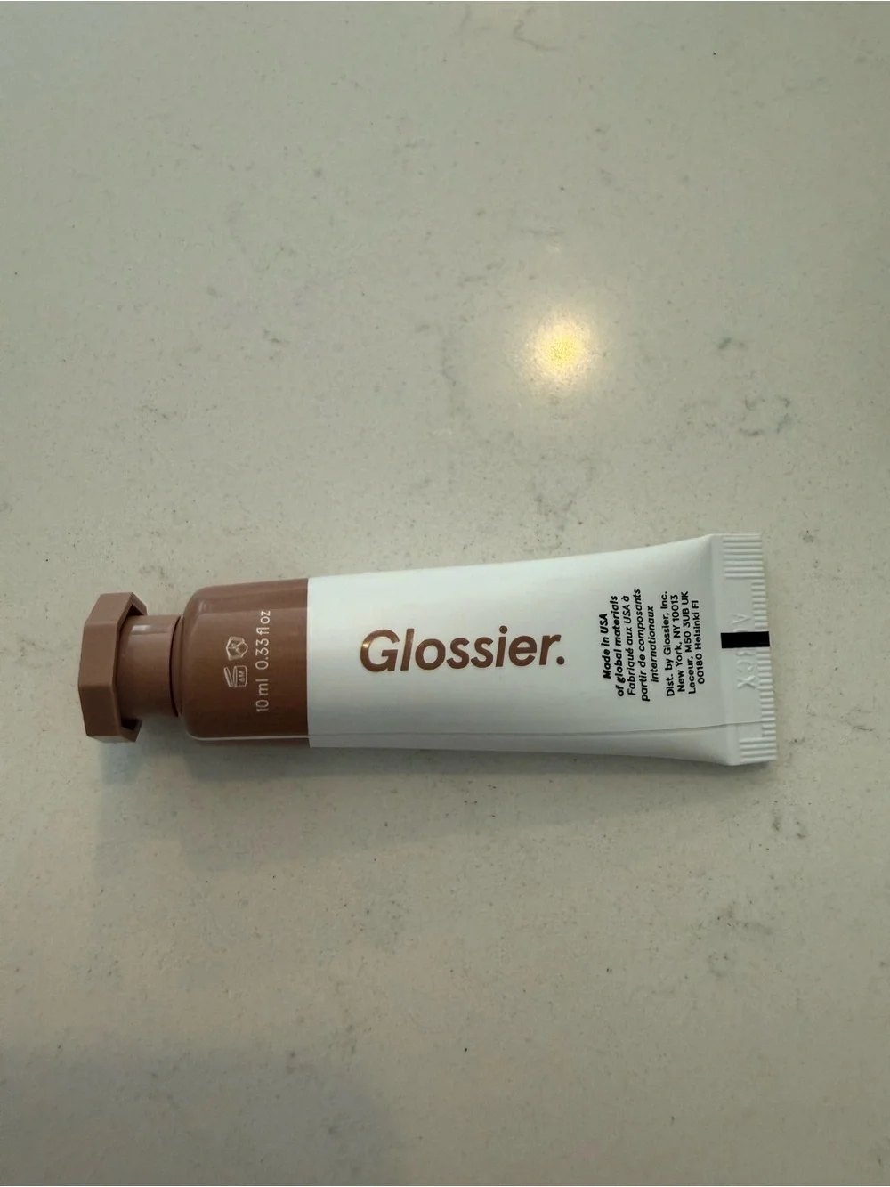 Glossier Tinted Balm Dotcom Tube - White and Brown